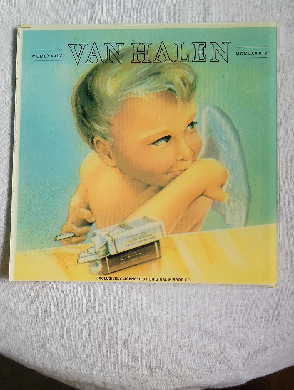 Vintage 1984 Van Halen 1984 carnival mirror